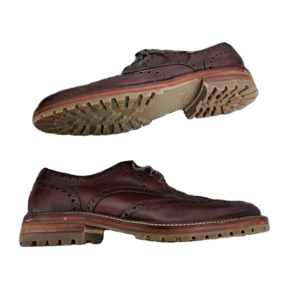 Johnston & Murphy J&M 1850 Wingtips Men\'s Size 11 Shoes 20-4364 Lug Soles